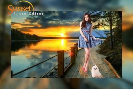 Sunset Photo Editor HD - Sunset Photo Frames screenshot 1
