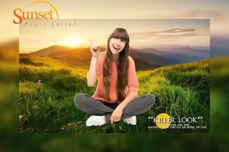Sunset Photo Editor HD - Sunset Photo Frames screenshot 2