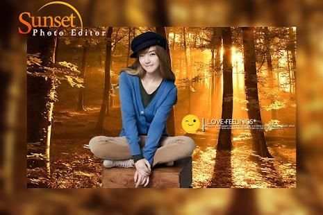 Sunset Photo Editor HD - Sunset Photo Frames screenshot 3