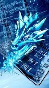 3D Ice Dragon Theme screenshot 2