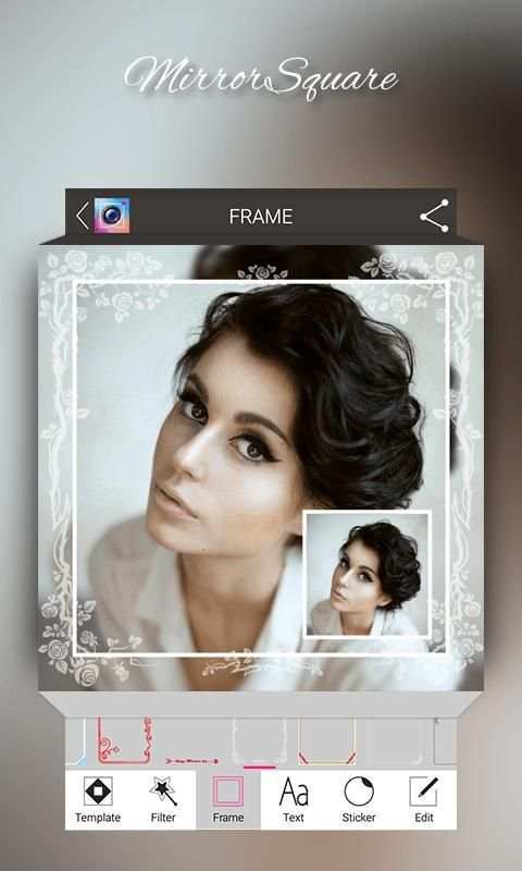 Square Mirror Photo screenshot 4