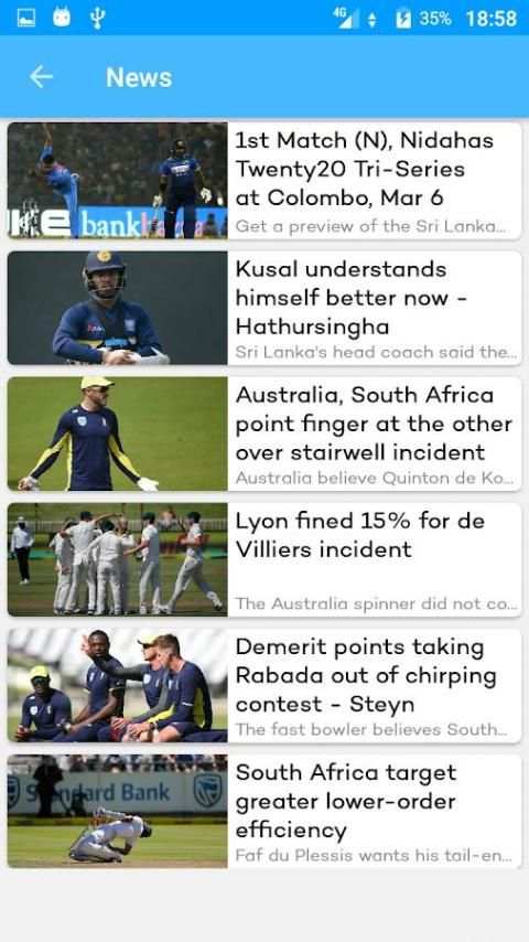 Cricket Live screenshot 1