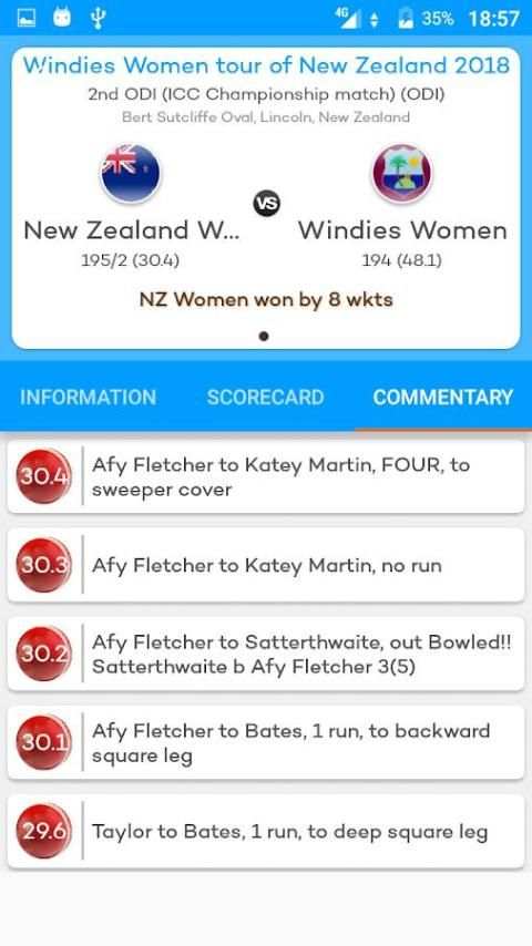 Cricket Live screenshot 3