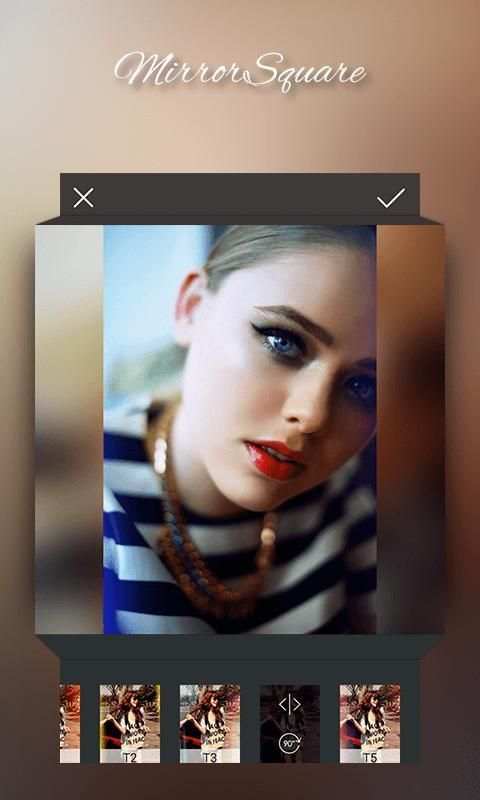 Square Mirror Photo screenshot 2