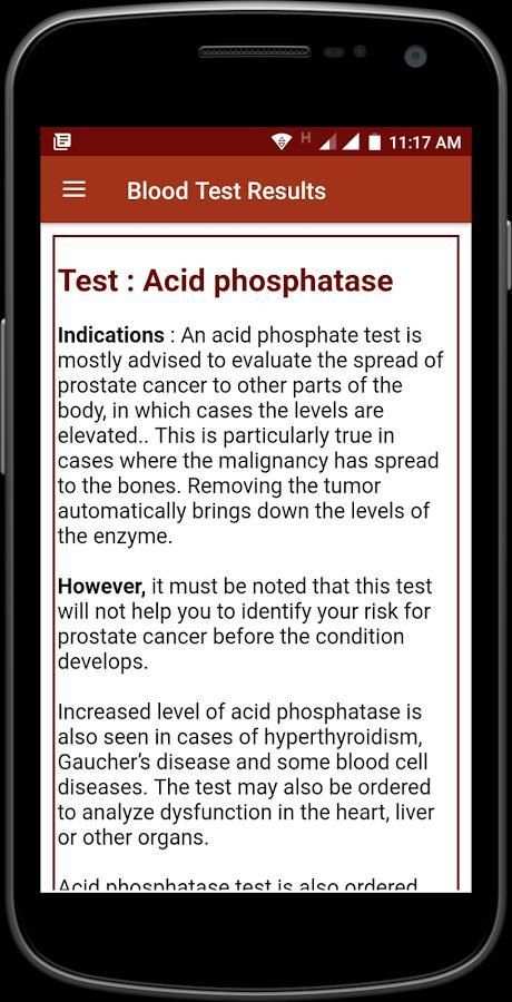 Blood Test Results screenshot 5