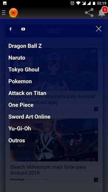 Games de Anime para Android screenshot 1