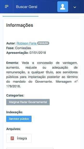 Radar Governamental screenshot 3