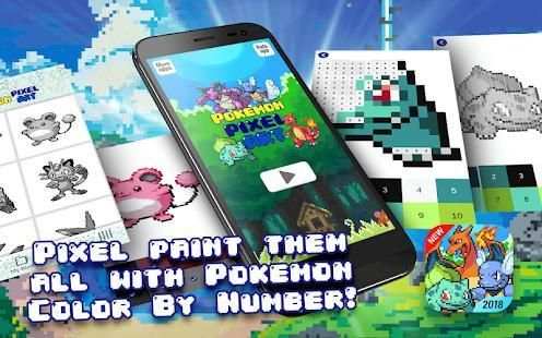 Pokemon Warna Dengan Angka - Game Mewarnai screenshot 5