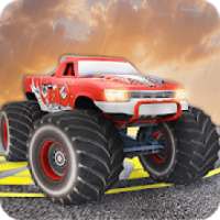 Real Monster Truck Stunts-Impossible Tracks Game