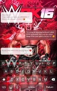WWE keyboard themes स्क्रीनशॉट 1