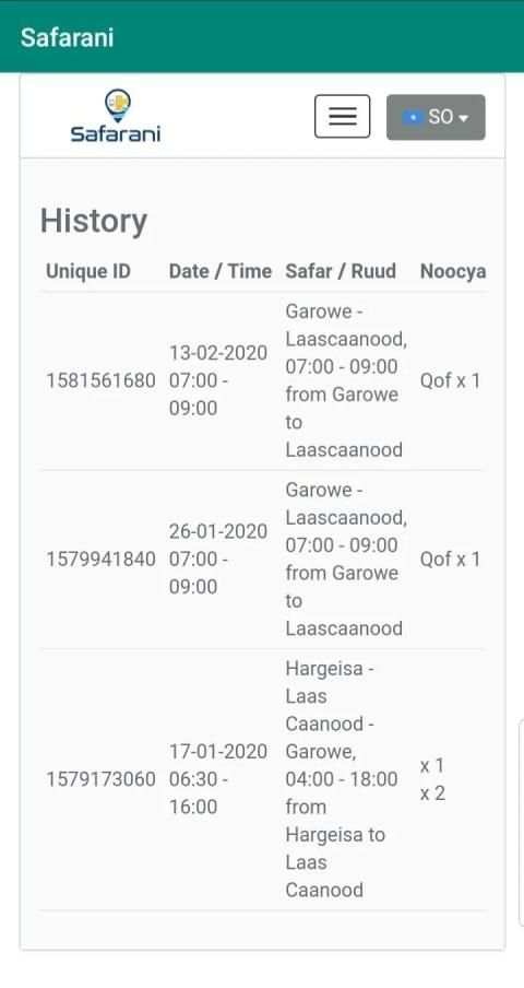 Safarani screenshot 2