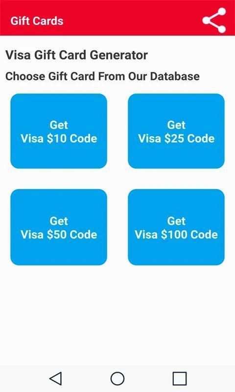 Free shopping -Gift card Generator screenshot 1
