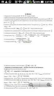 Physics Formula (Mechanics-1) screenshot 4