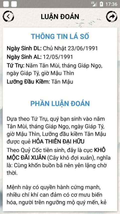 Lá Số Quỷ Cốc screenshot 2