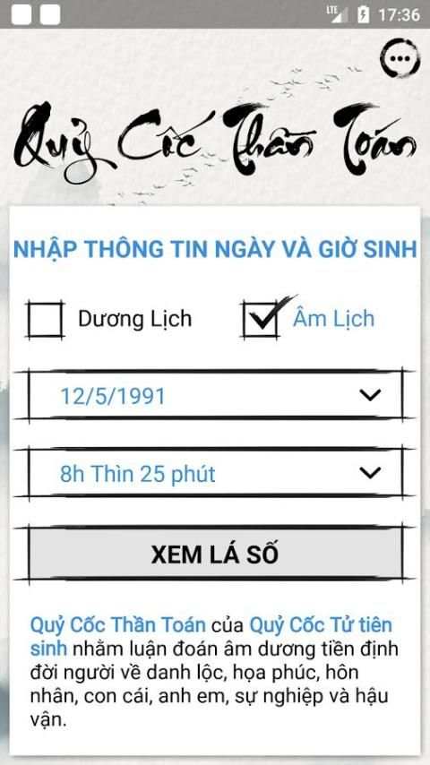 Lá Số Quỷ Cốc screenshot 3