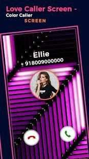 Love Caller Screen - Color Caller Screen स्क्रीनशॉट 1