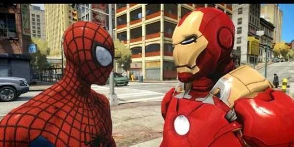 Spiderman vs Iron Man 3D Adventures screenshot 2