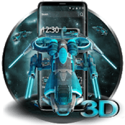 3D Neon Aircraft Theme * आइकन