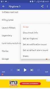 Ringtone Sound effect Mobile Legend screenshot 1