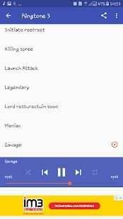Ringtone Sound effect Mobile Legend screenshot 3