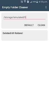 Empty Folder Cleaner - Delete Empty Folder स्क्रीनशॉट 1