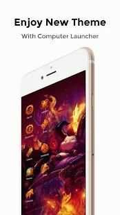 Burning Devil Theme for Computer Launcher screenshot 3