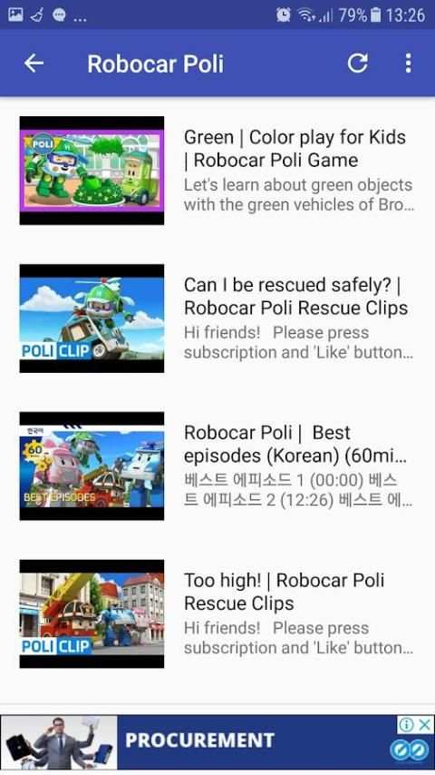 Video Robocar Poli screenshot 1