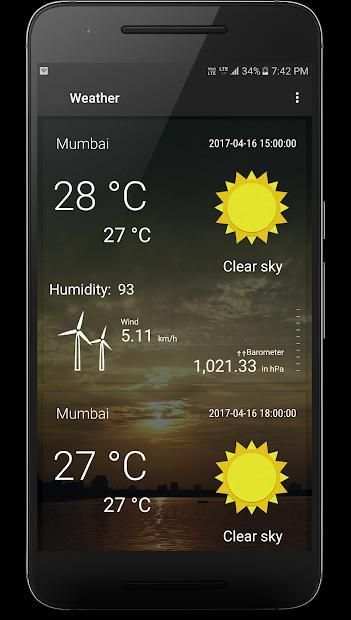 Weather App - Live Forecast & Mausam for Jio स्क्रीनशॉट 1