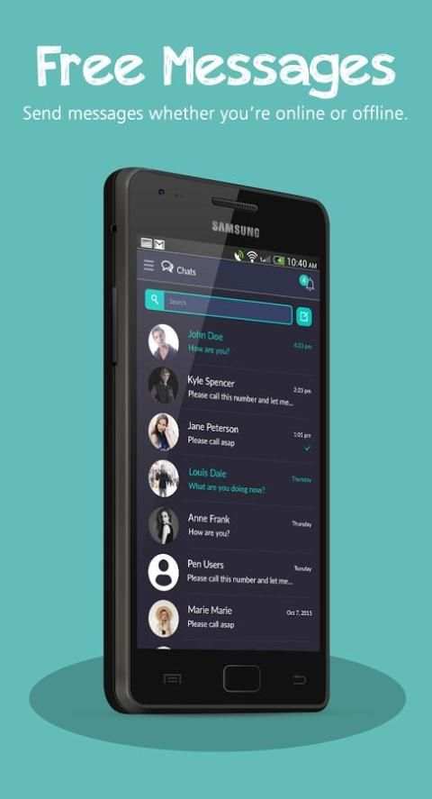 PeN Chat, Connect to the World Online or Offline screenshot 1
