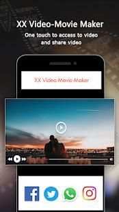 XX Video Maker - XX Photo Video Maker 2018 स्क्रीनशॉट 1