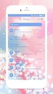 SMS Spring Message Theme Free स्क्रीनशॉट 3