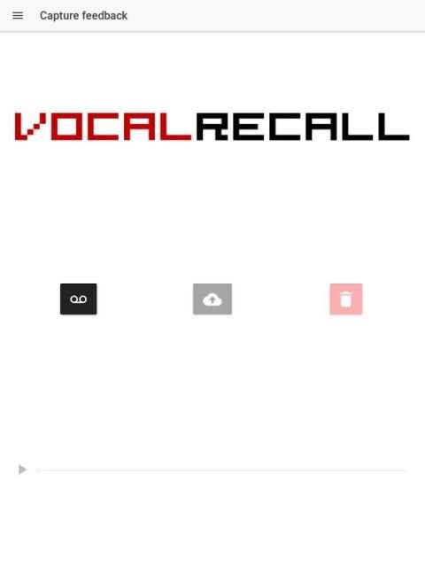 Vocal Recall screenshot 2