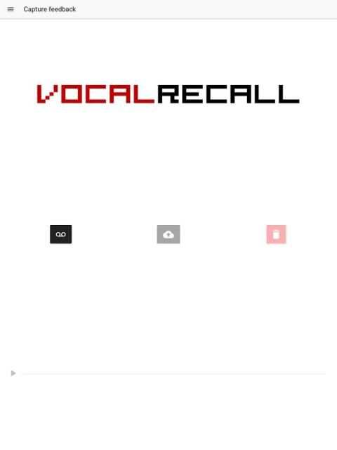 Vocal Recall screenshot 1