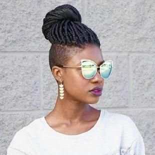 Box Braid Undercut Hairstyles. screenshot 9