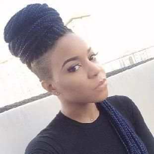 Box Braid Undercut Hairstyles. screenshot 2