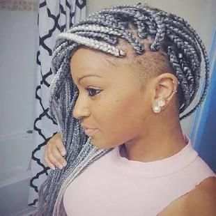 Box Braid Undercut Hairstyles. screenshot 1