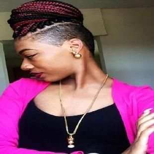 Box Braid Undercut Hairstyles. screenshot 5