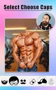 Men Body Builder Photo Editor : SixPack tattoo App screenshot 2