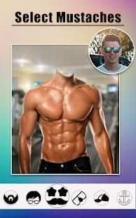 Men Body Builder Photo Editor : SixPack tattoo App screenshot 6