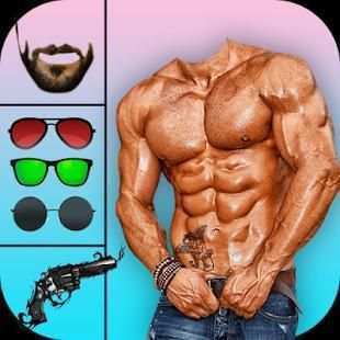 Men Body Builder Photo Editor : SixPack tattoo App screenshot 11