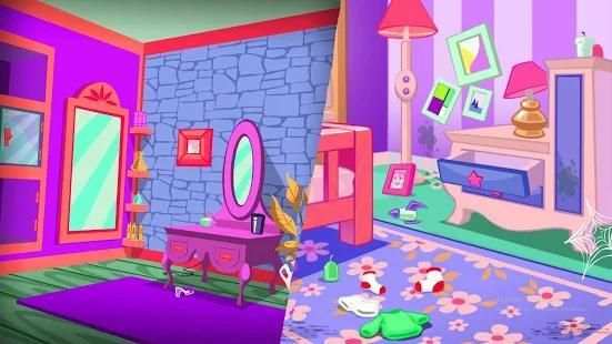 Girls House Cleaning Fun Game screenshot 2