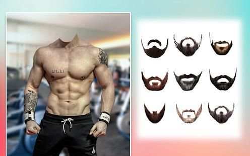 Men Body Builder Photo Editor : SixPack tattoo App screenshot 9