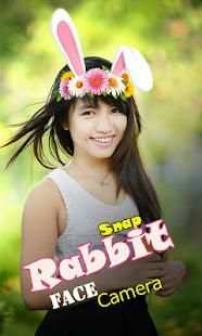 Sweet Snap Rabbit Face Camera - Rabbit Face Camera screenshot 1