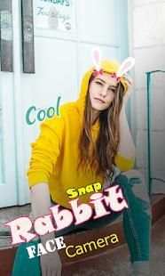 Sweet Snap Rabbit Face Camera - Rabbit Face Camera screenshot 2
