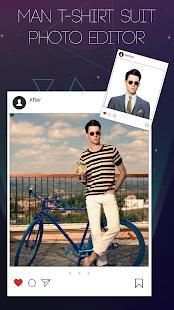Men T-Shirt Suit Photo Editor screenshot 5