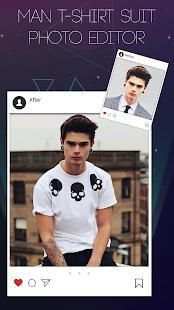 Men T-Shirt Suit Photo Editor screenshot 3