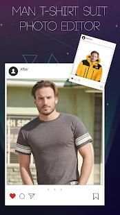 Men T-Shirt Suit Photo Editor screenshot 4