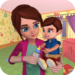 Virtual Mom Newborn Baby Babysitter Daycare Game icon