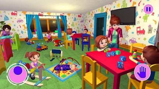 Virtual Mom Newborn Baby Babysitter Daycare Game screenshot 3