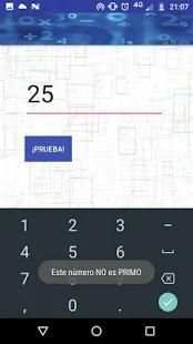 Comprobador y generador de números primos screenshot 1